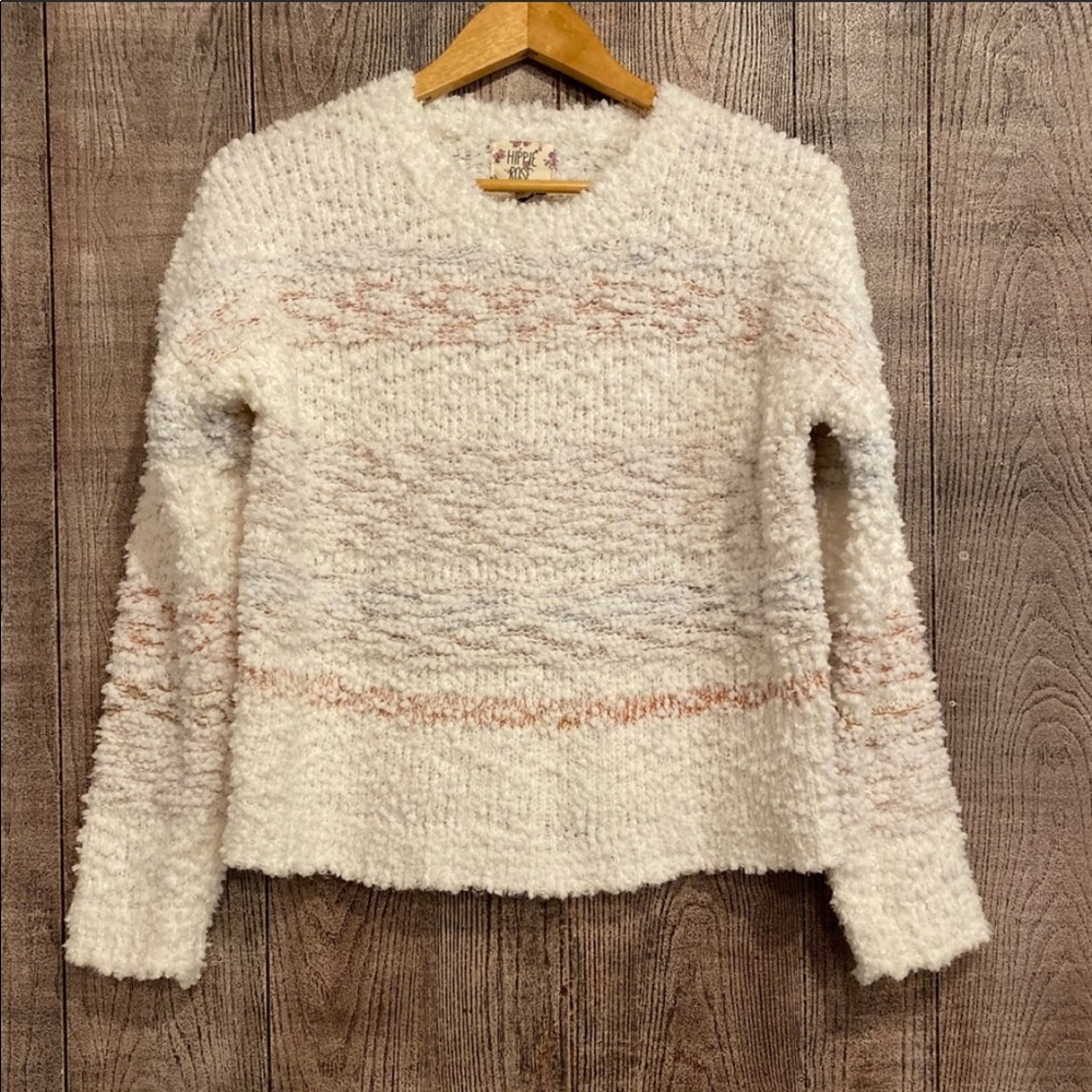 Hippie Rose Sweater Ivory Medium